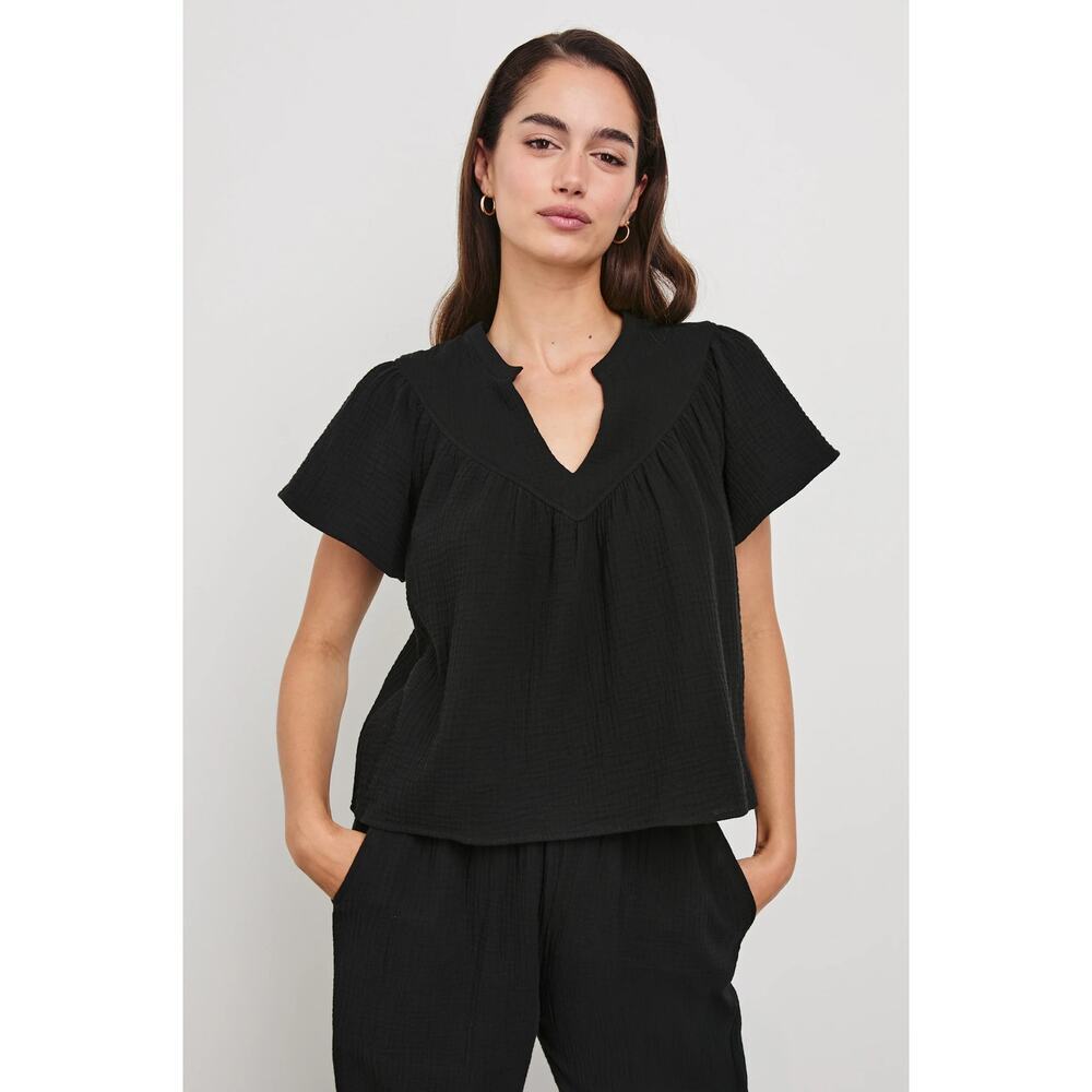 Rails Sayer Shirt Black Medium NWT - Picture 1 of 8